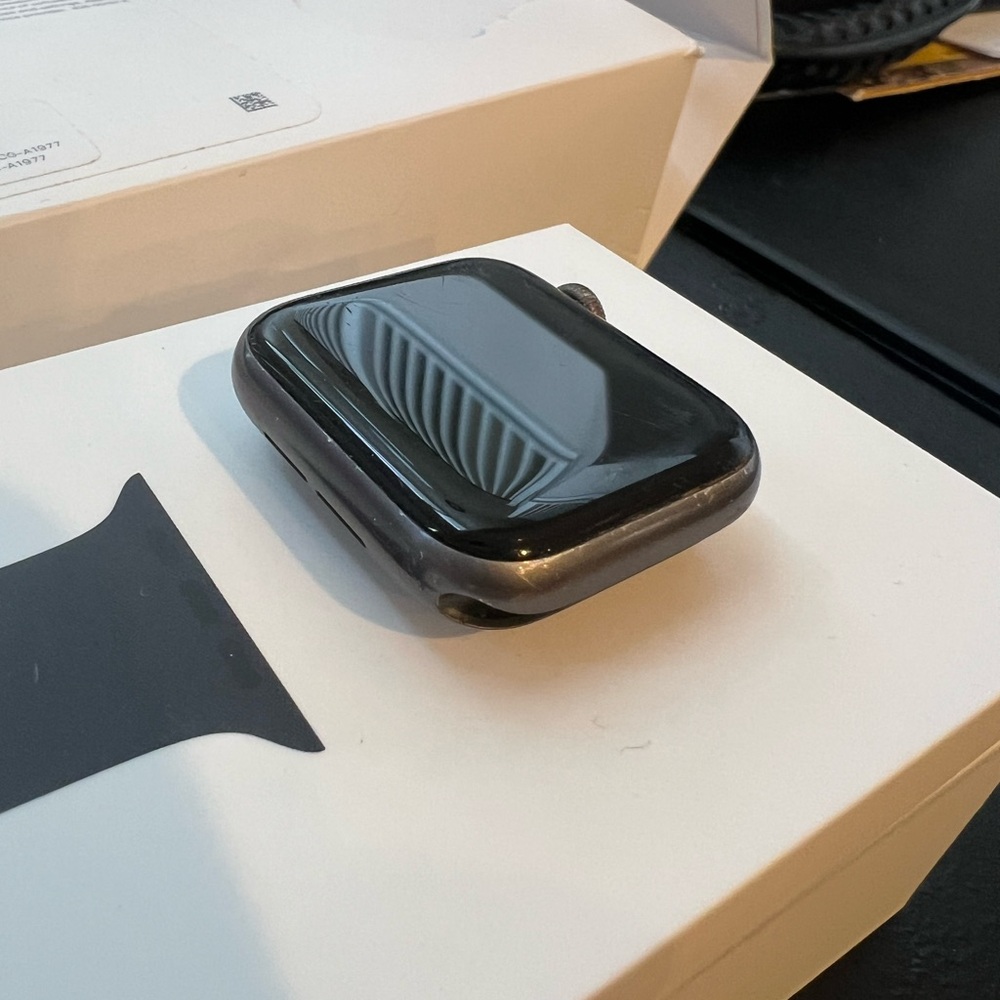 Apple Watch with Black Band